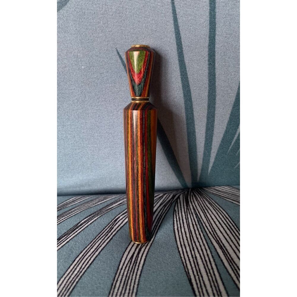 Vintage Handmade Turner Mastercraft Dymondwood Perfume Applicator